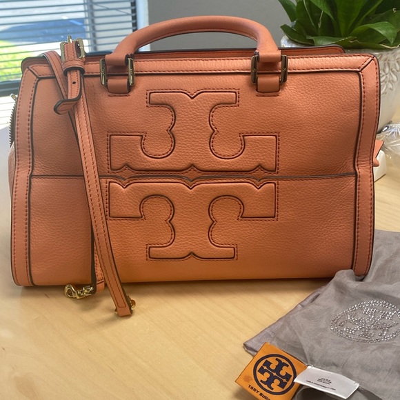 Tory Burch Handbags - EUC Tory Burch Jessica Satchel Handbag Snapdragon